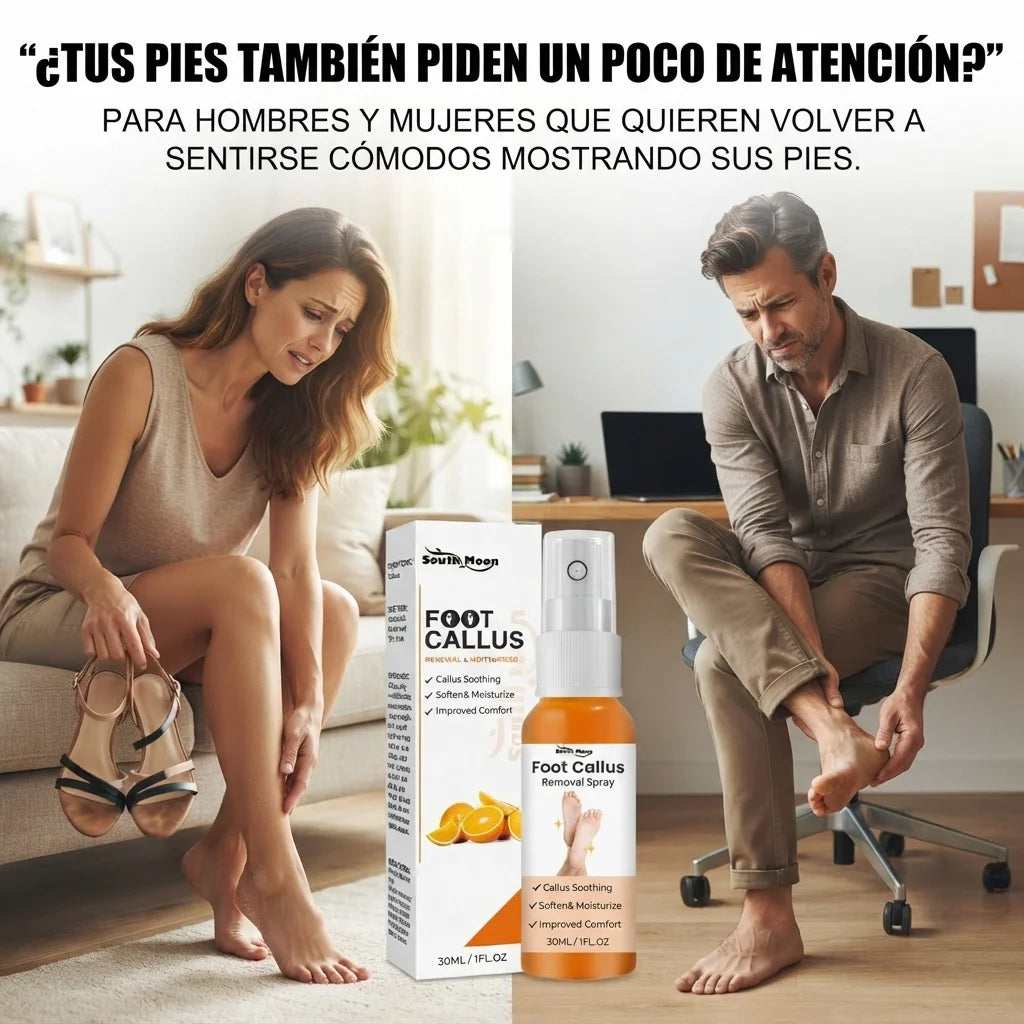 ADIÓS A LOS TALONES ÁSPEROS: SPRAY REMOVEDOR DE CALLOS