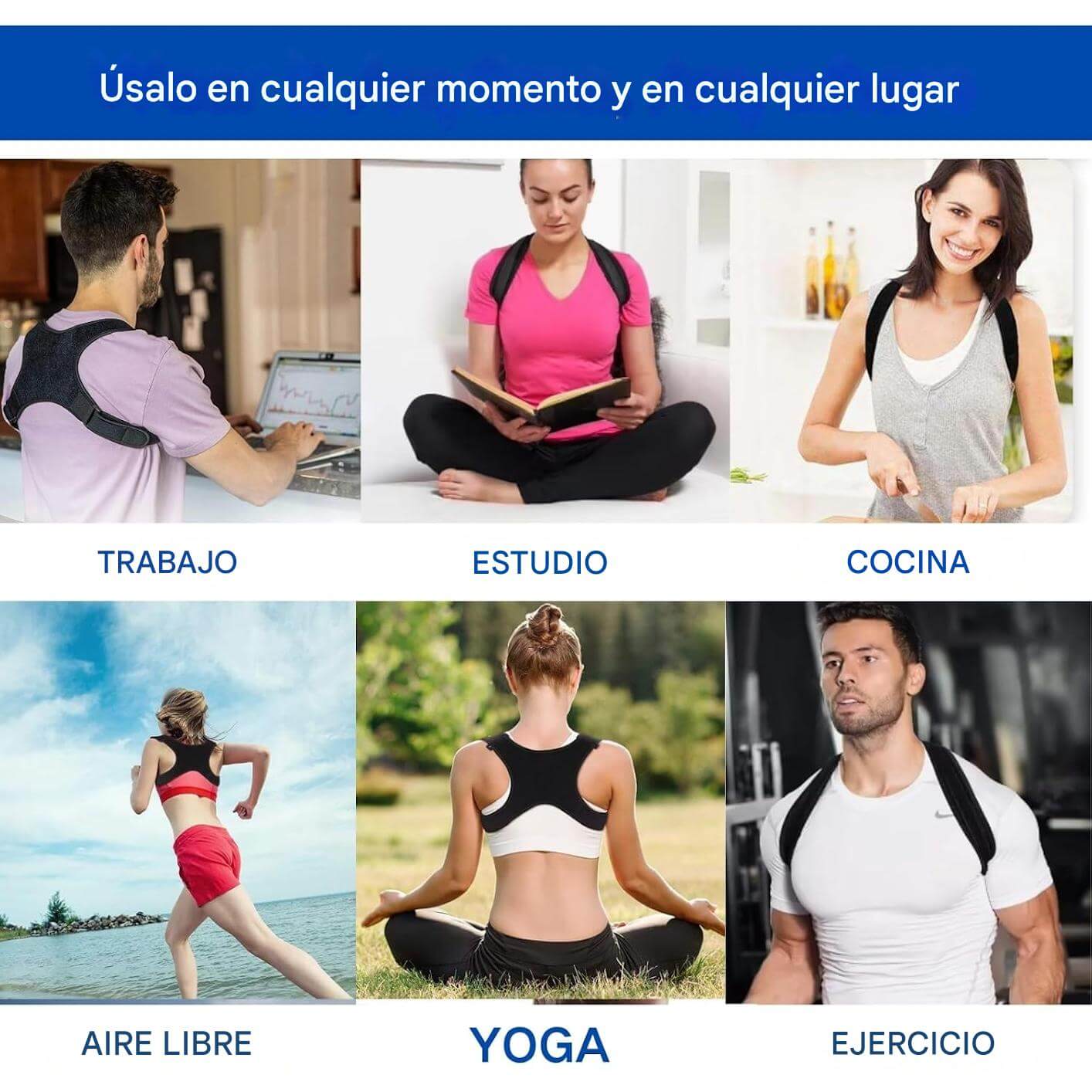 CORRECTOR DE POSTURA: VIVE ERGUIDO, Y SIN DOLOR