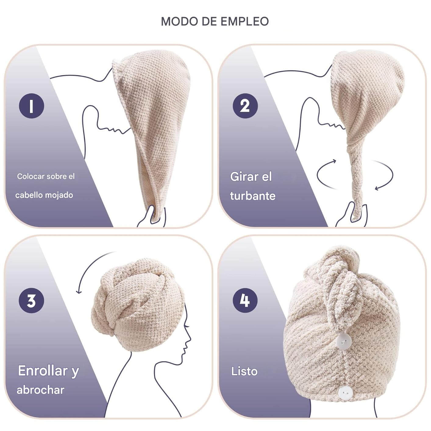 pasos secado de pelo