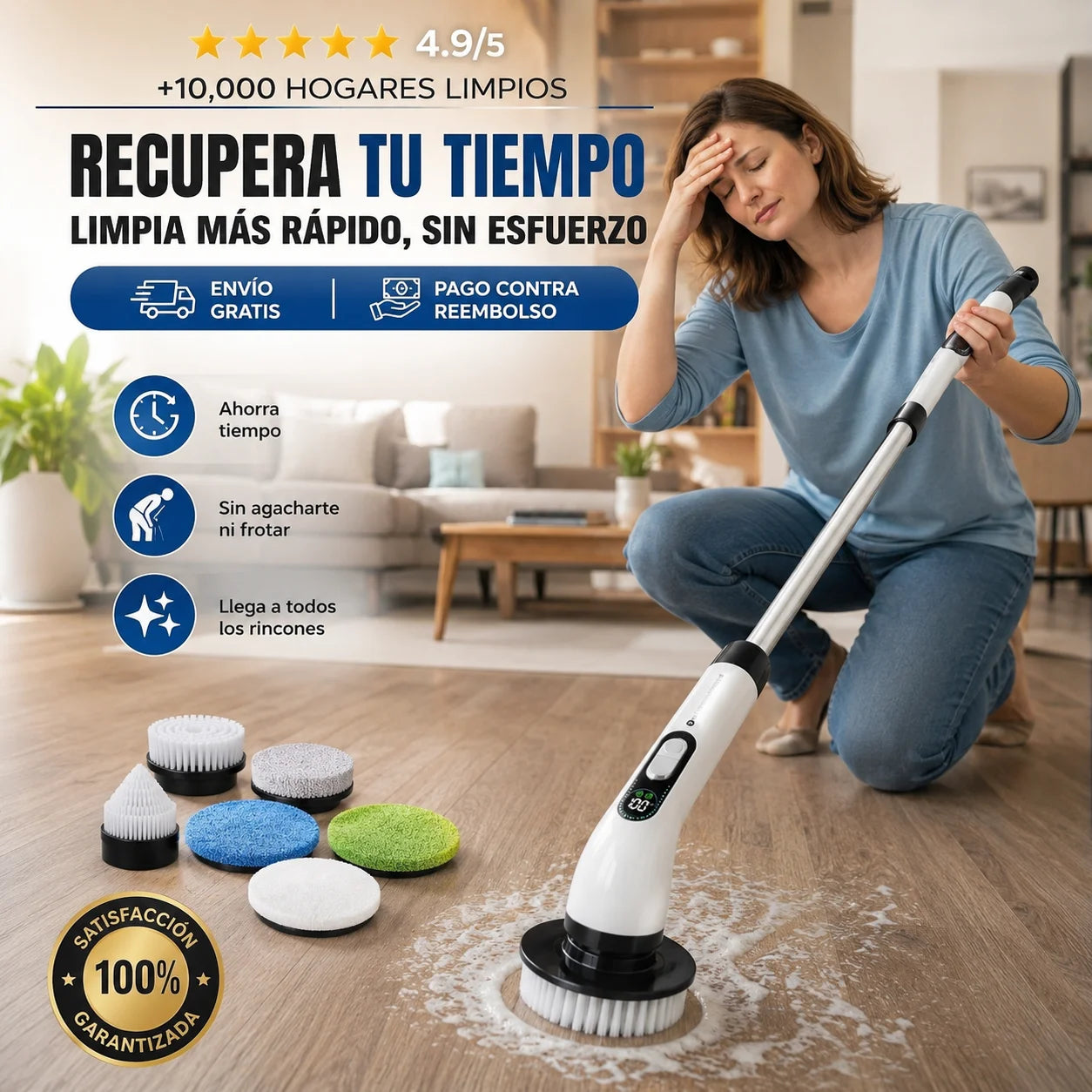 LIMPIA TU HOGAR, SIN FROTAR NI AGACHARTE