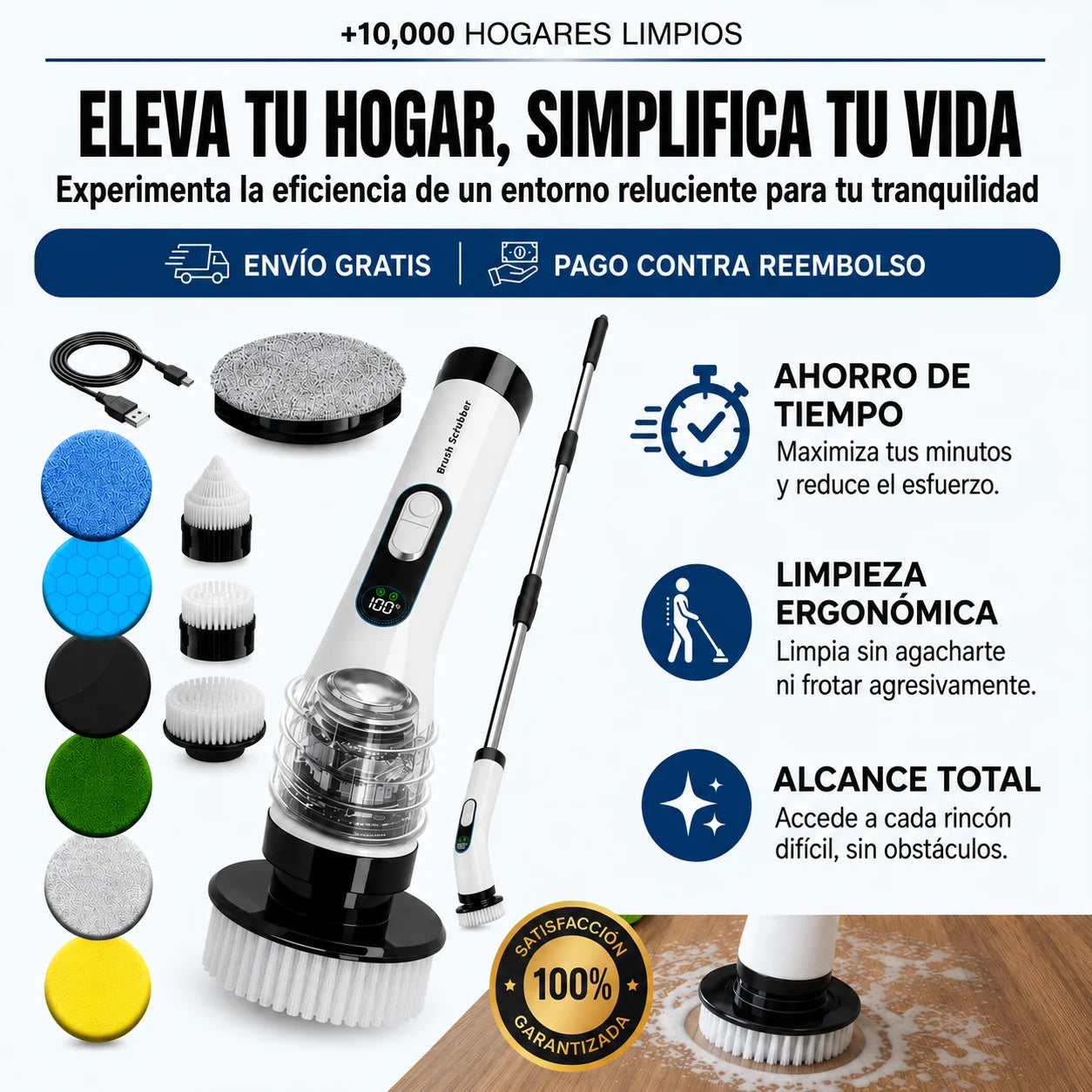 LIMPIA TU HOGAR, SIN FROTAR NI AGACHARTE