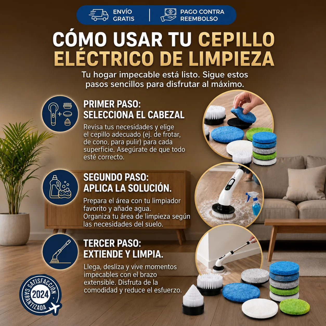 LIMPIA TU HOGAR, SIN FROTAR NI AGACHARTE