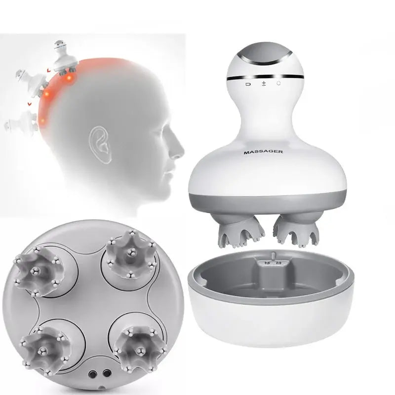 Masajeador Capilar Inteligente  Estimulación Profunda y Crecimiento Visible
